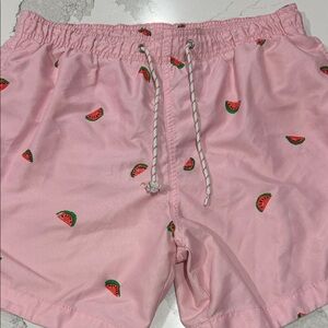 H&M Pink Watermelon Kids Swim Trunks